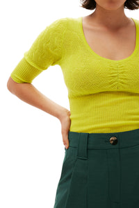 Blouse à col rond en laine - Tender Shoots