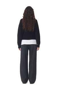Cardigan en laine - Black