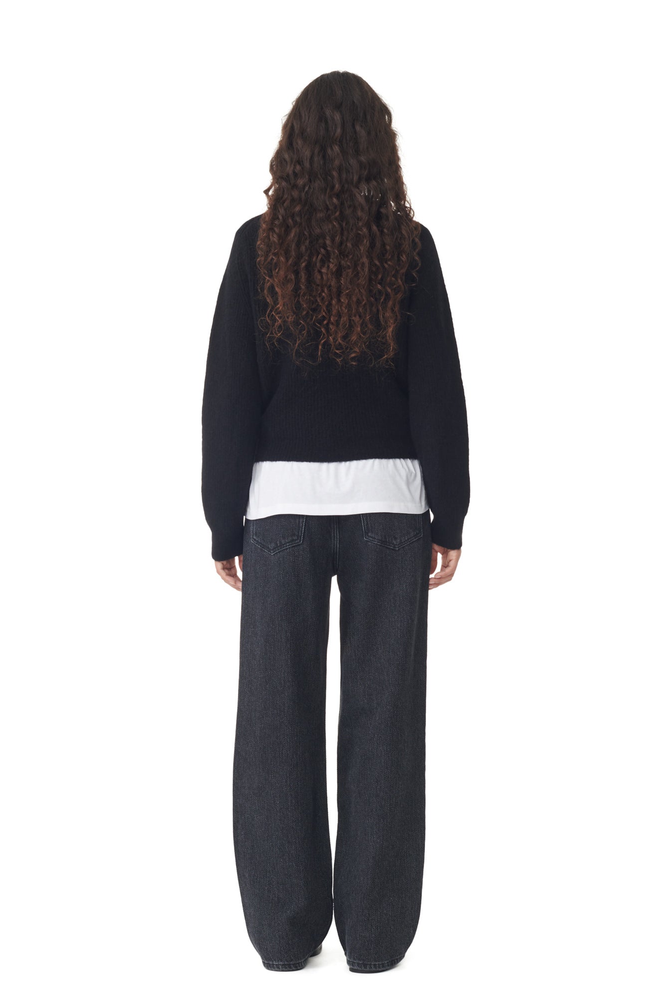 Cardigan en laine - Black