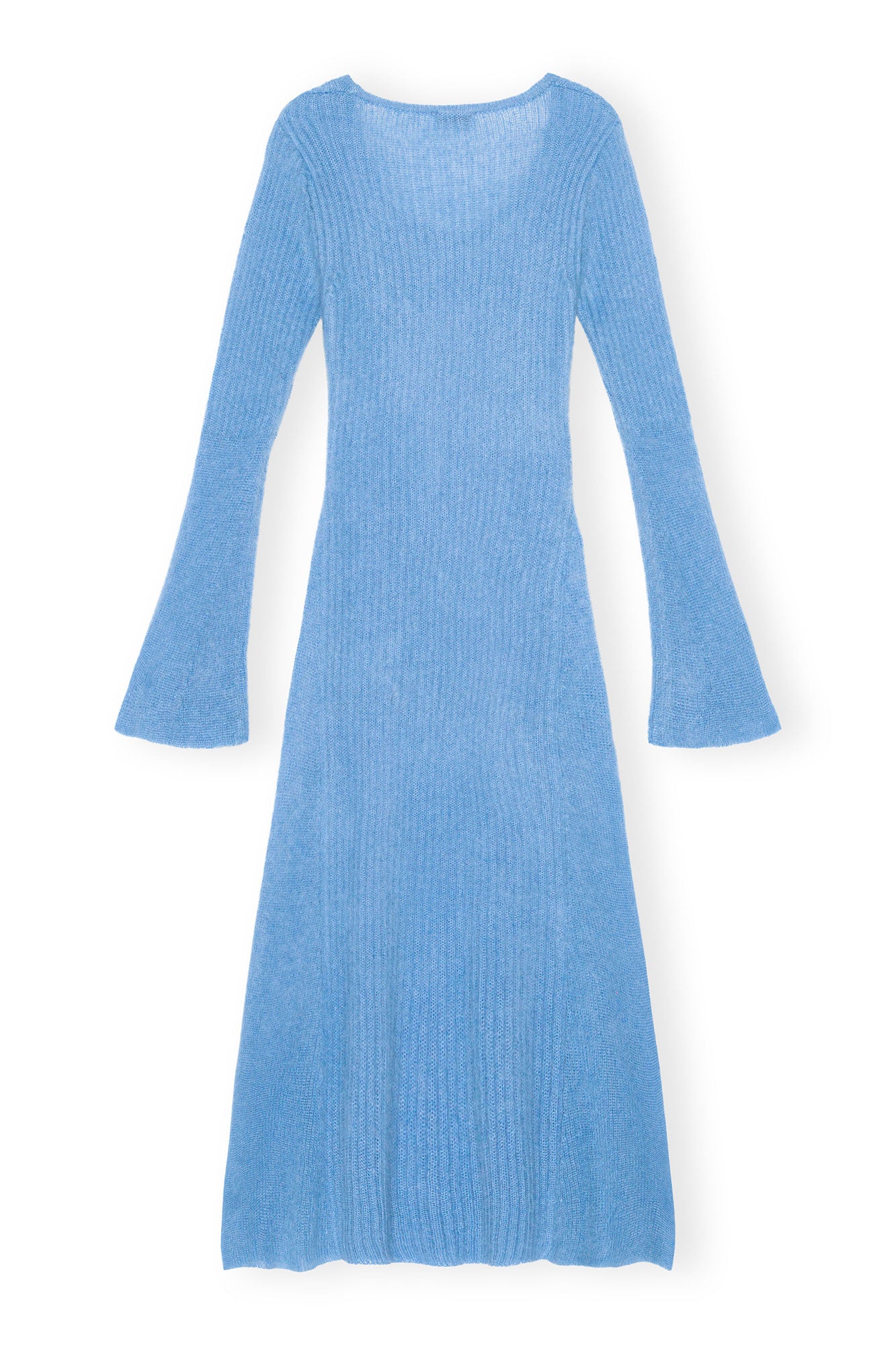 Robe longue côtelée en laine - Silver Lake Blue