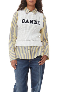 Pull sans manches en coton - Egret