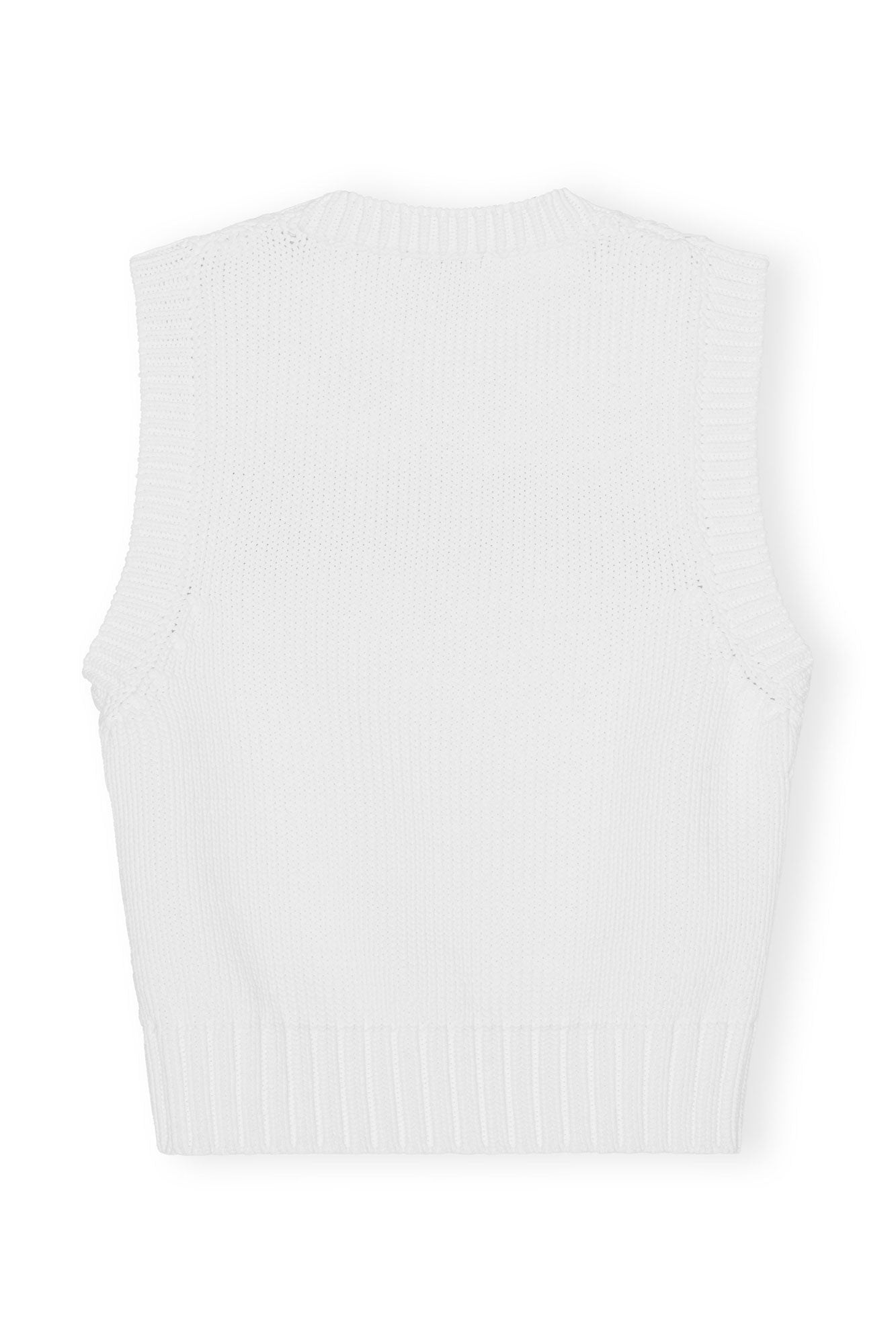 Pull sans manches en coton - Egret
