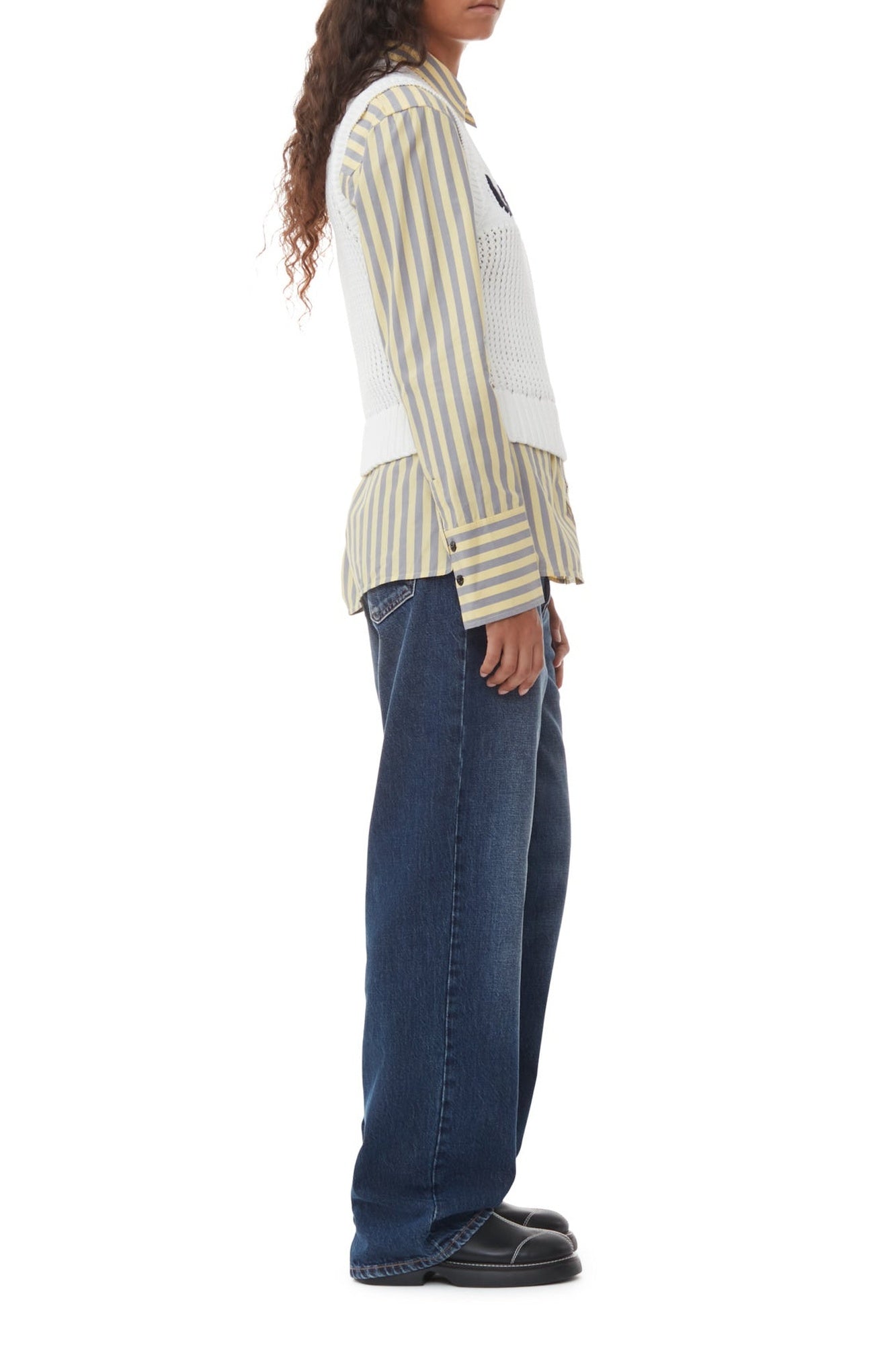 Pull sans manches en coton - Egret