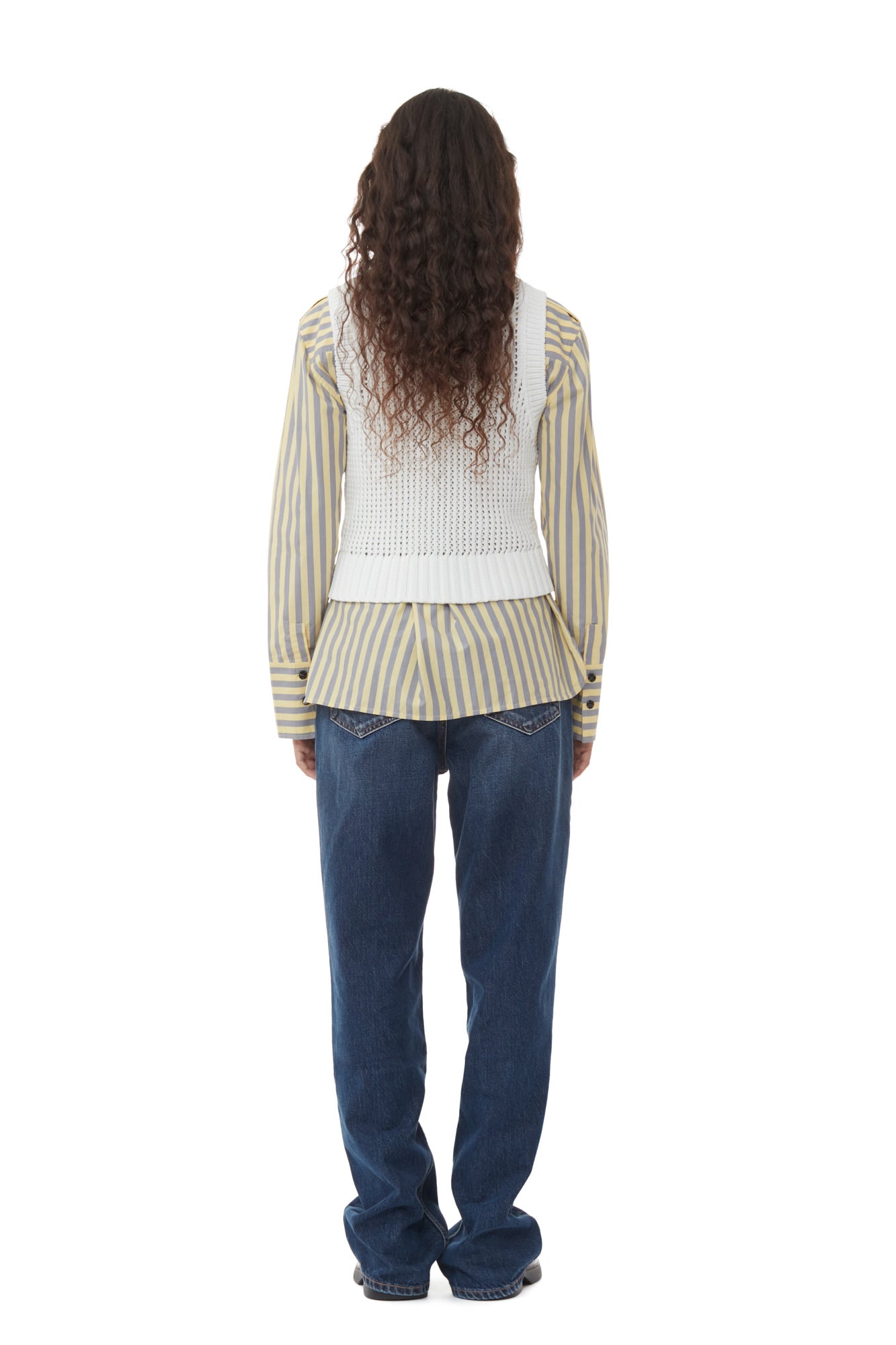 Pull sans manches en coton - Egret