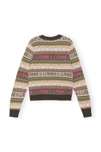 Cardigan avec logo en laine mélangé - Kalamata