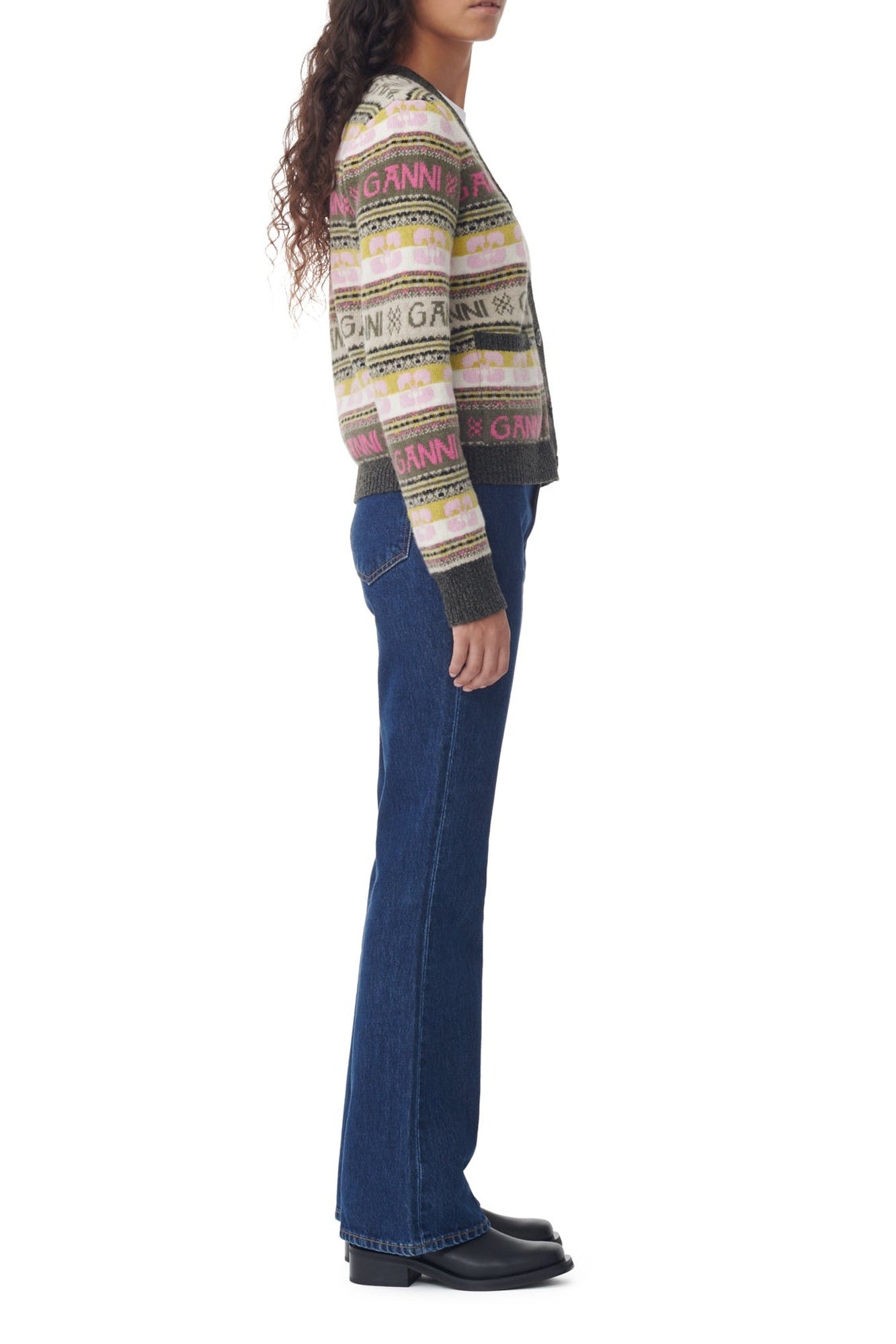 Cardigan avec logo en laine mélangé - Kalamata