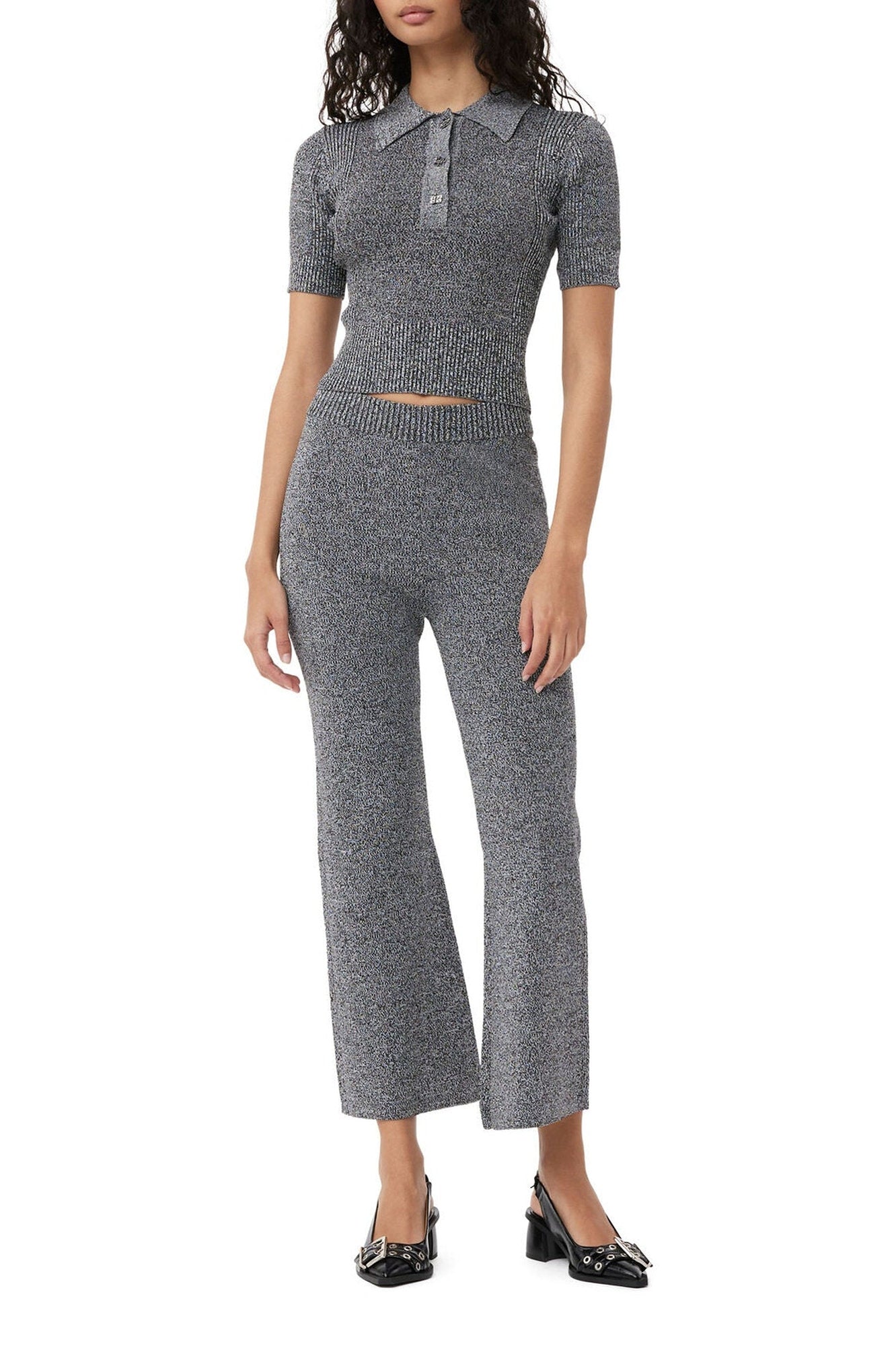 Pantalon ample et court - Black