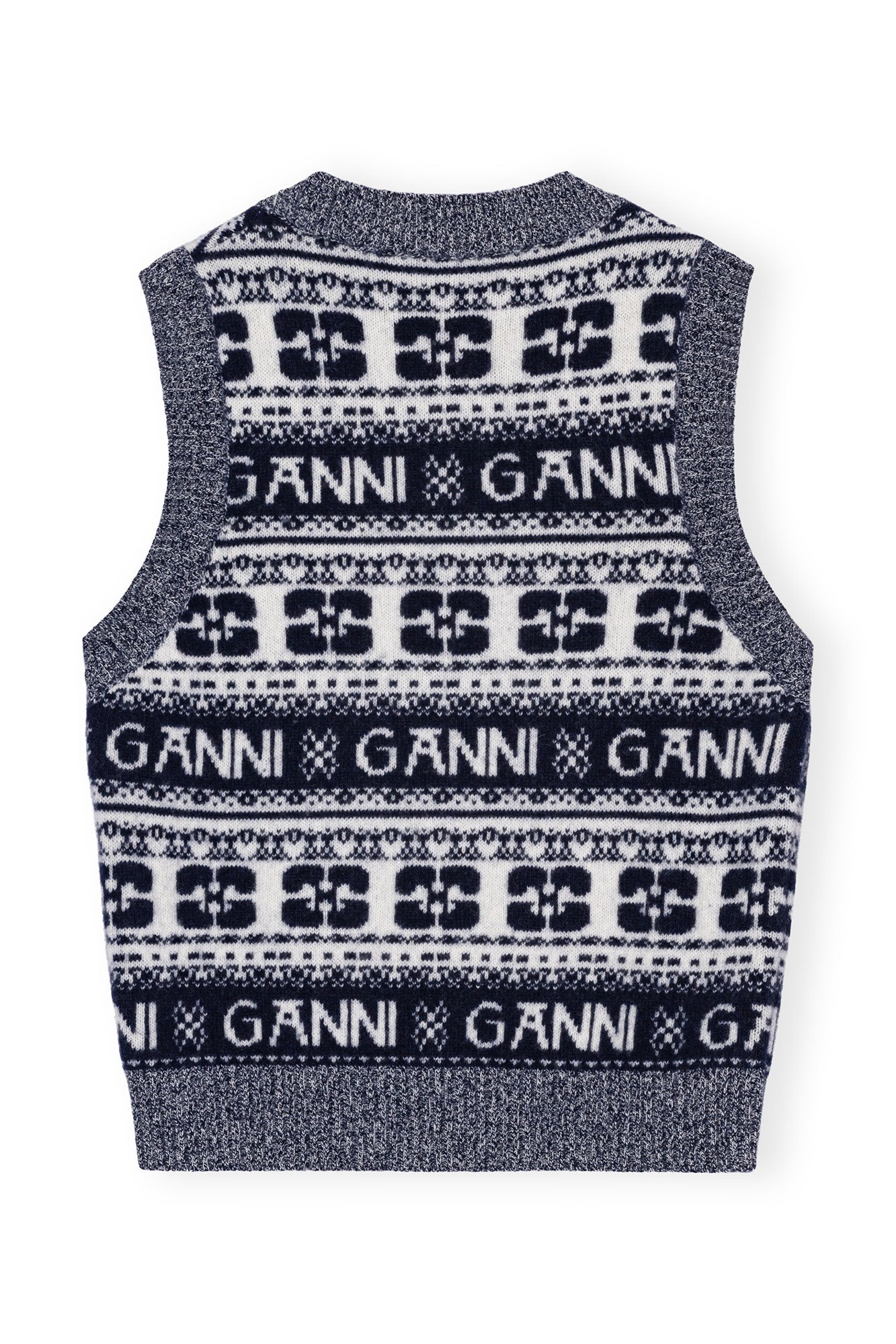 Pull sans manches avec logo en laine - Sky Captain