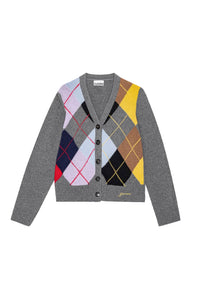 Wool cardigan - Frost Gray
