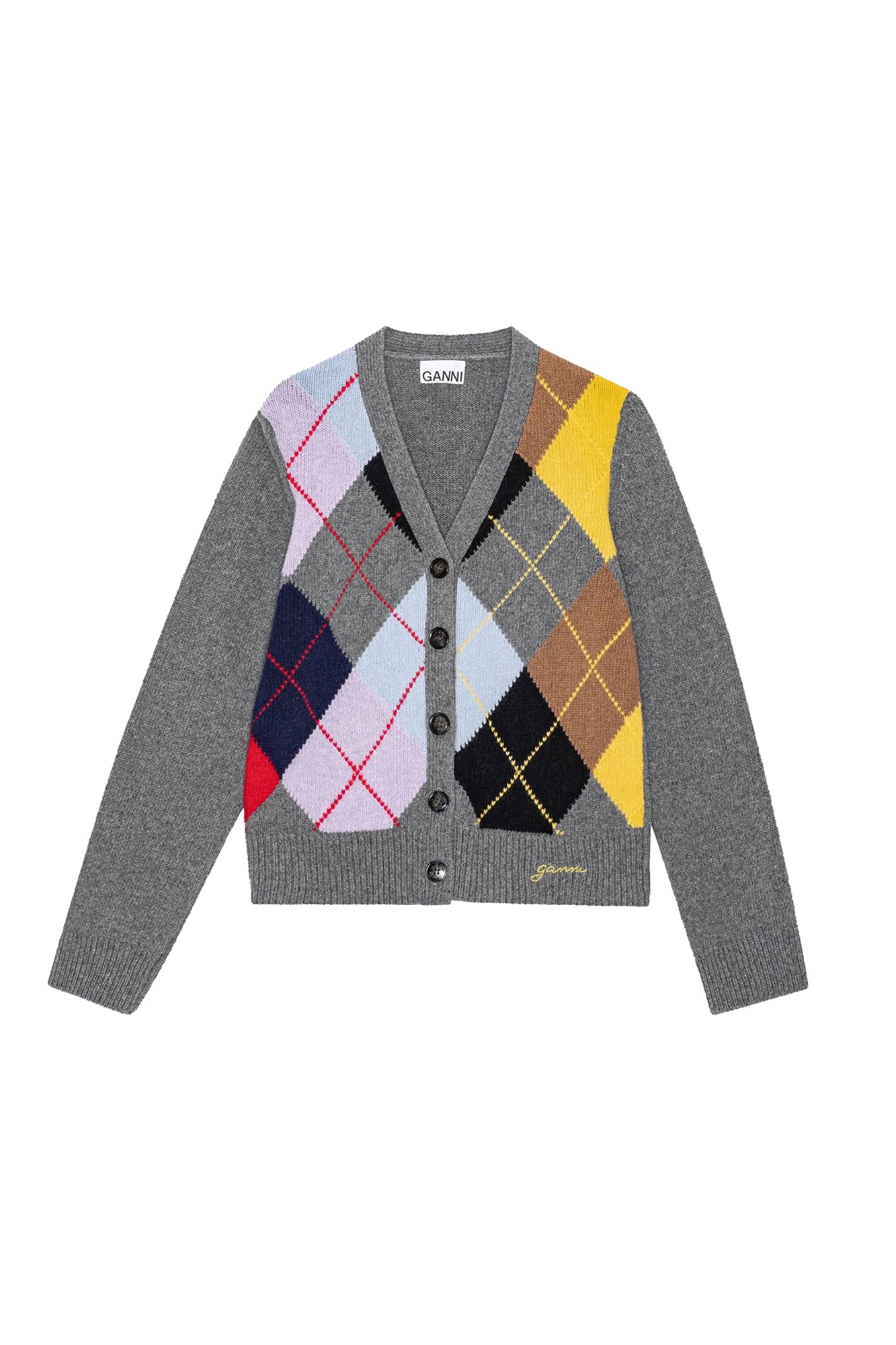 Wool cardigan - Frost Gray