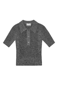 Polo Melange Rib - Black