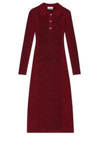 Robe Melange Rib Polo - High Risk Red