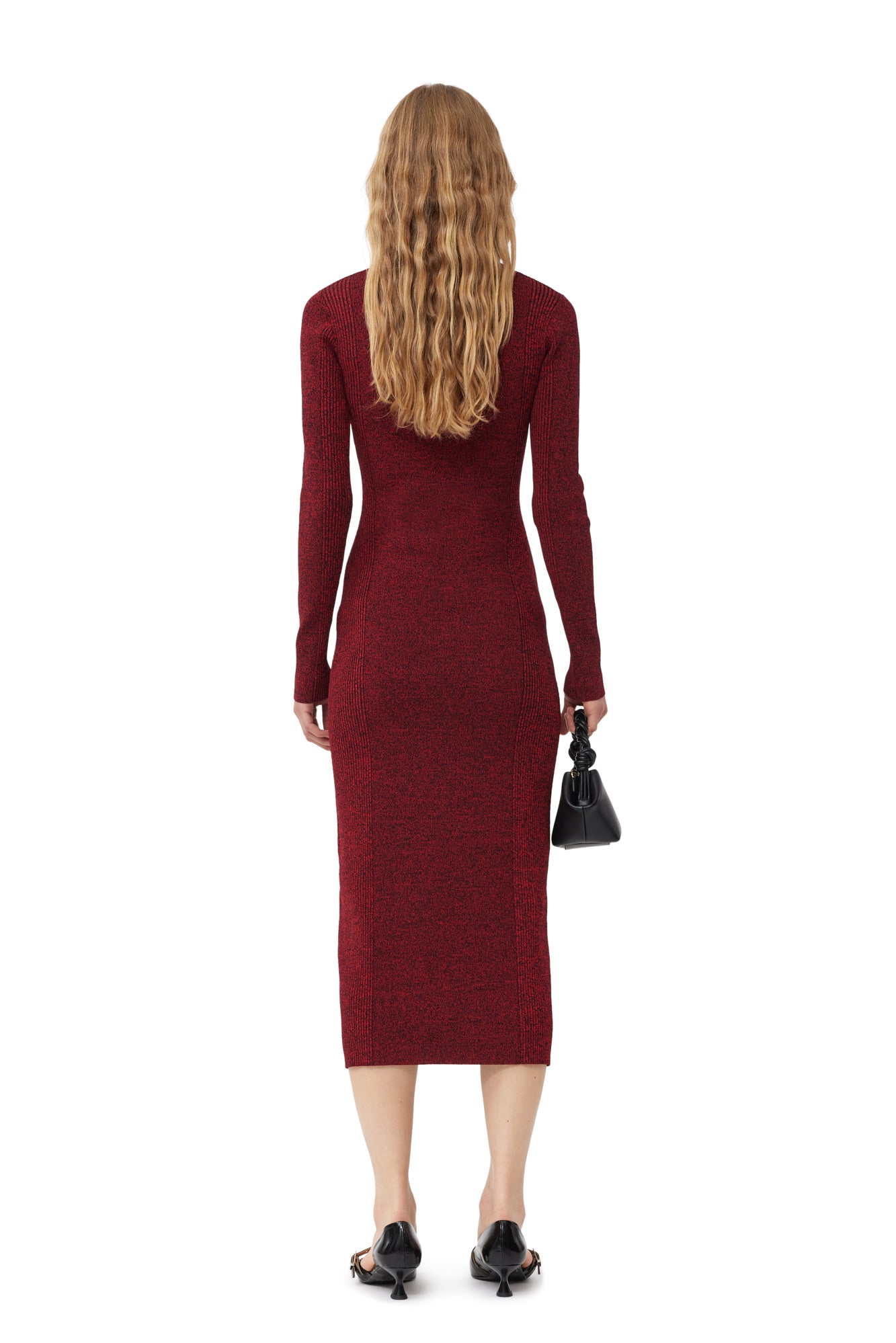 Robe Melange Rib Polo - High Risk Red
