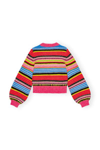 Pull à rayures en laine - Multicolour