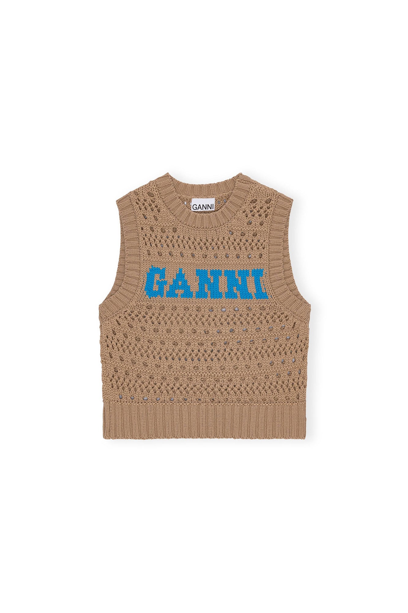 Pull sans manches avec logo en coton - Tiger'S Eye