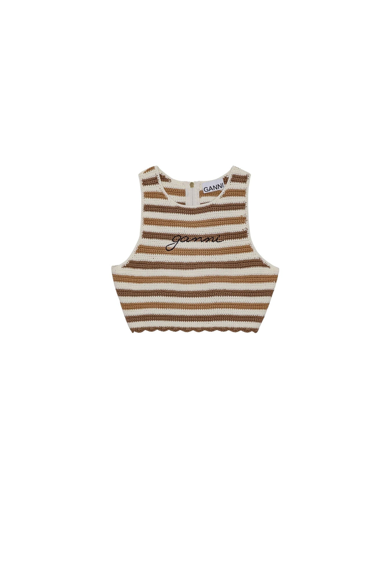 Top court crocheté dos nageur - Copper Brown