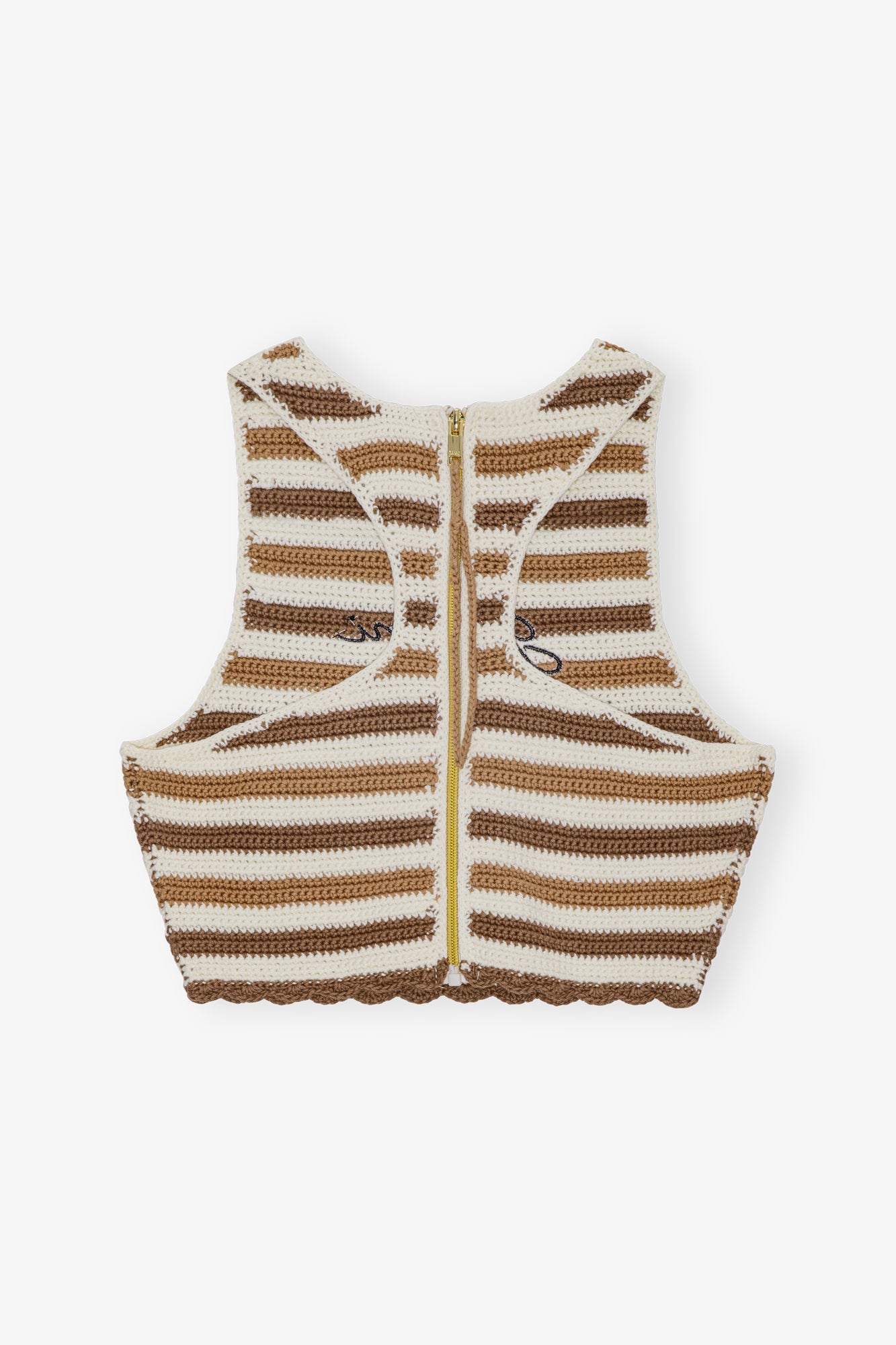 Top court crocheté dos nageur - Copper Brown