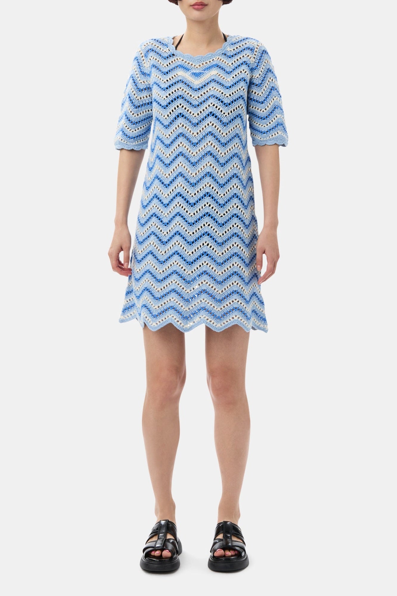 Robe courte en crochet - Heather