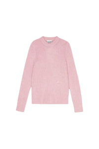 Pull à col rond en laine - Chalk Pink