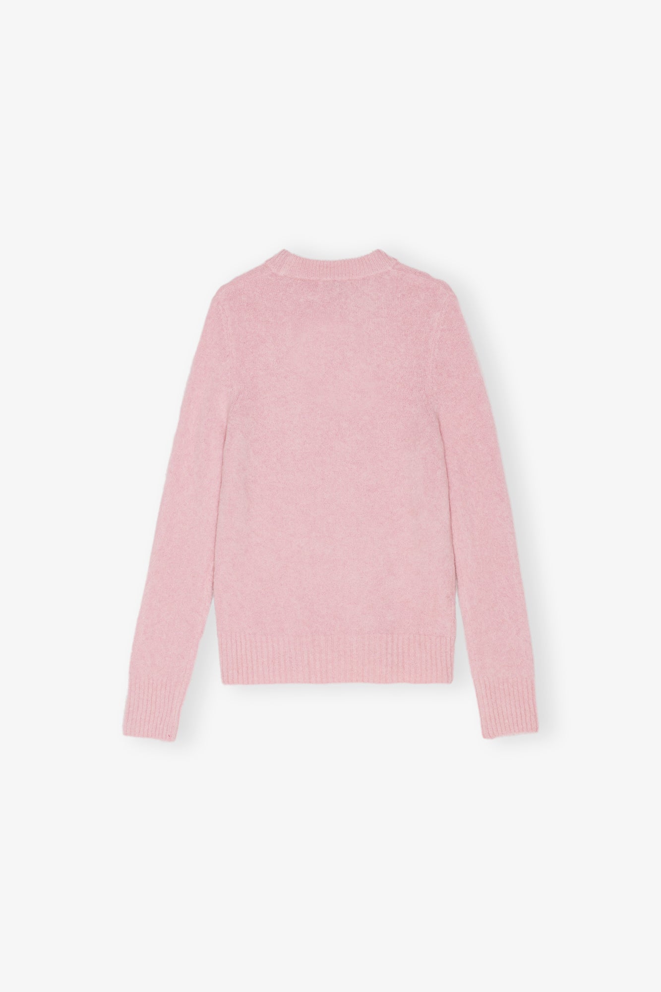 Pull à col rond en laine - Chalk Pink