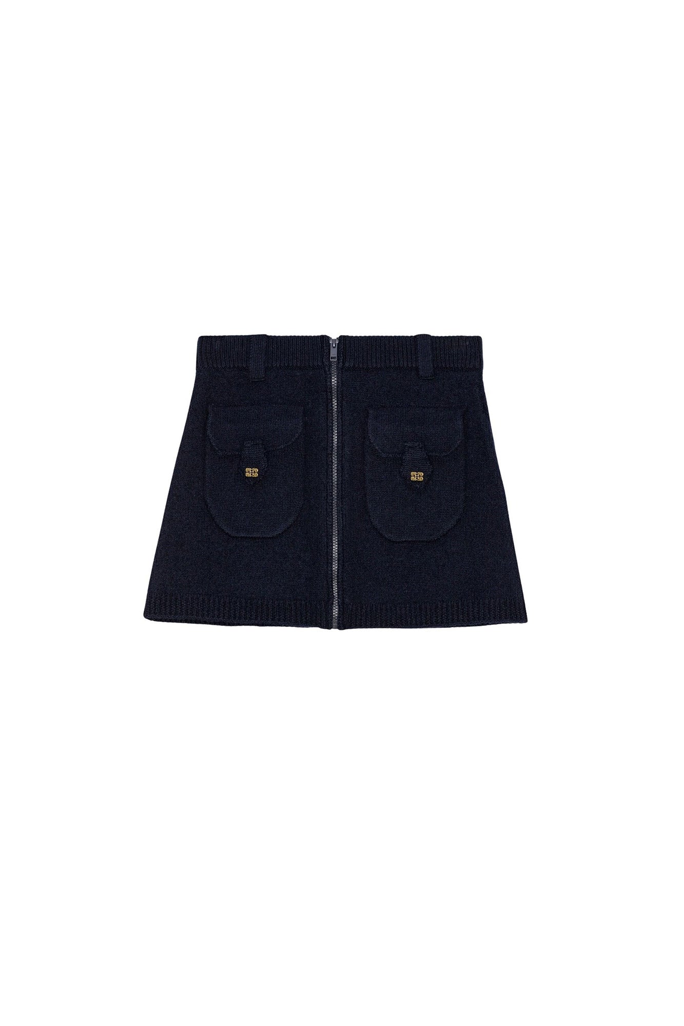 Jupe courte en laine - Sky Captain