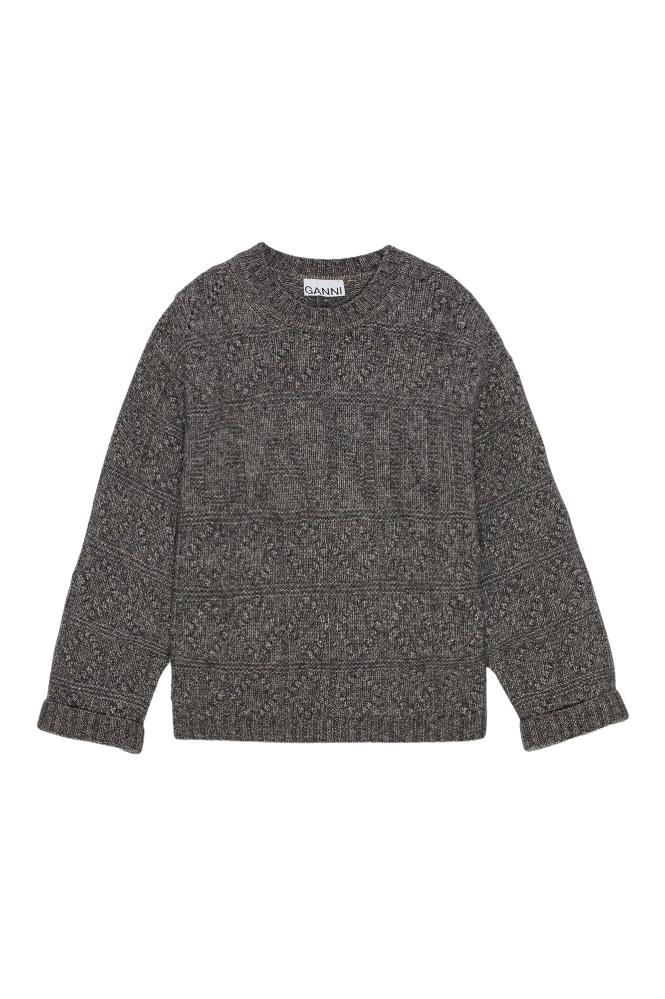 Wool Bubble jumper - Phantom