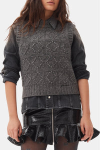 Pull sans manches en laine - Phantom