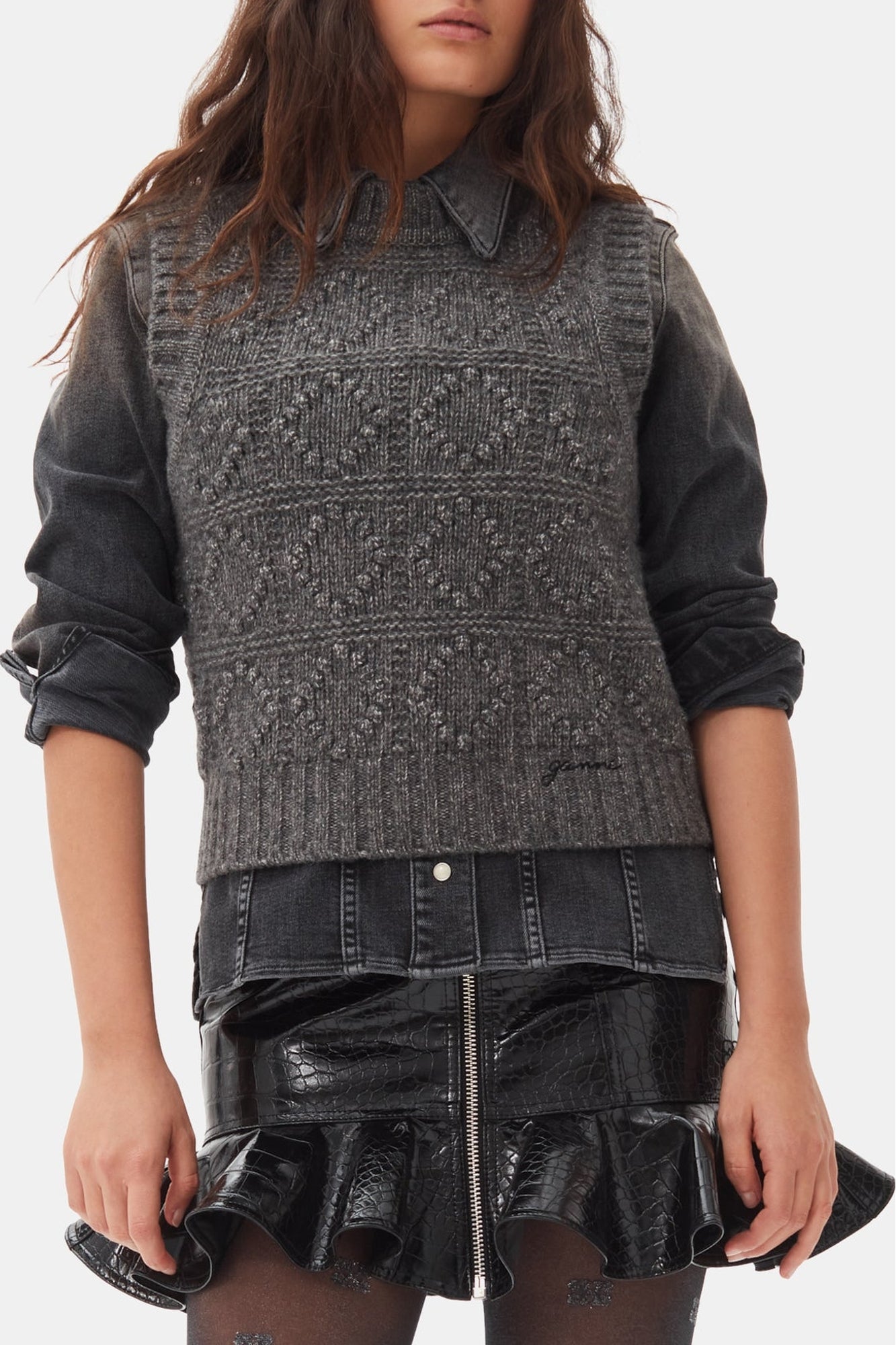 Pull sans manches en laine - Phantom