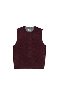 Sleeveless wool and cashmere jumper - Port Royale