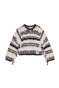 Pull rayé en laine - Multicolour