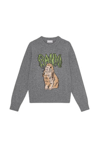 Pull Bunny en laine - Frost Gray