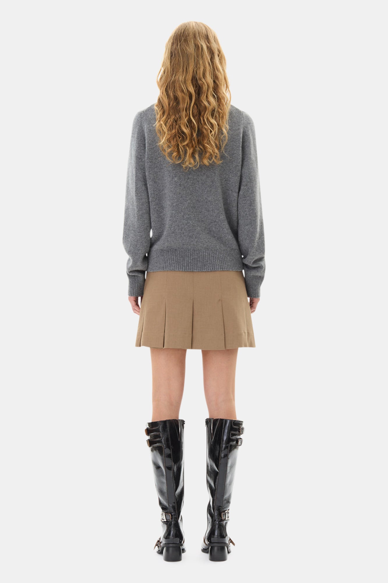 Pull Bunny en laine - Frost Gray