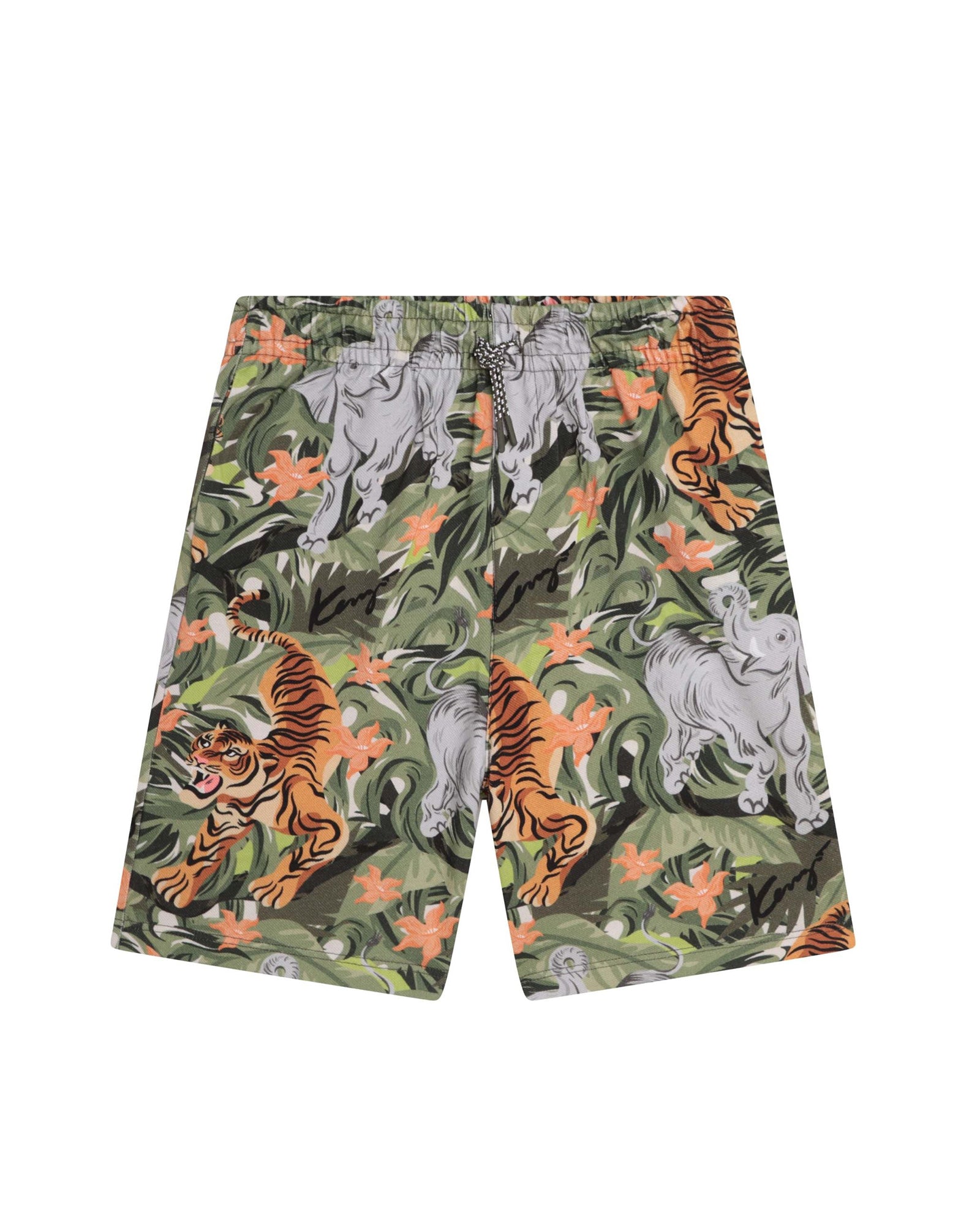 Short long en maille piquée - Jungle