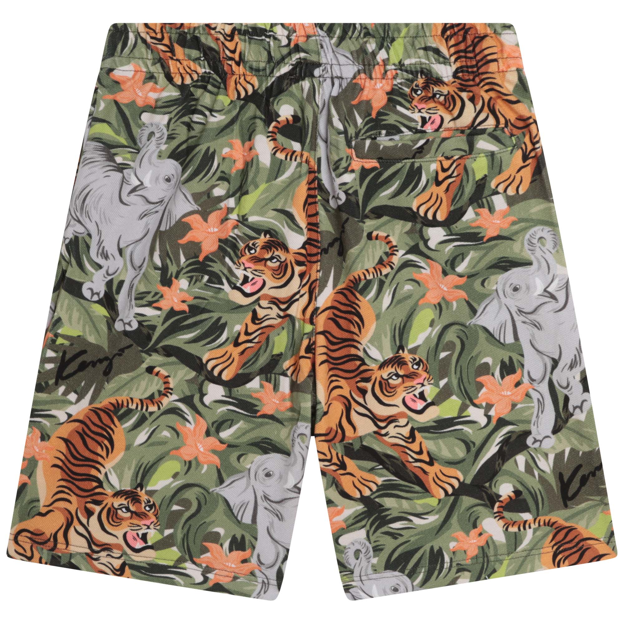 Short long en maille piquée - Jungle