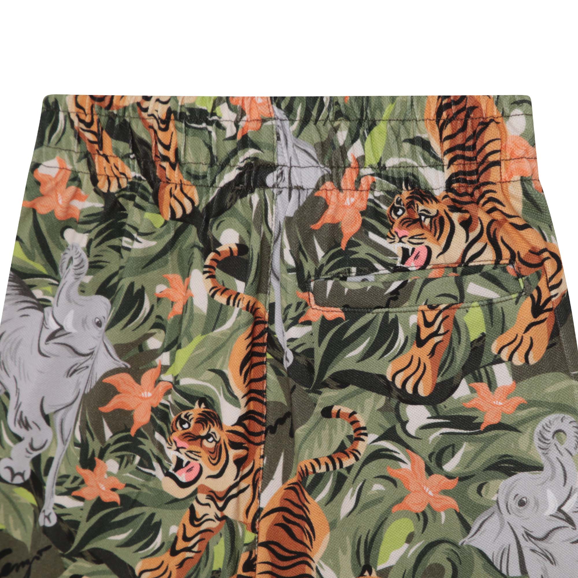 Short long en maille piquée - Jungle