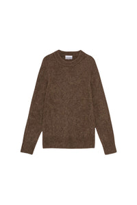 Wool round-neck jumper - Rain Drum