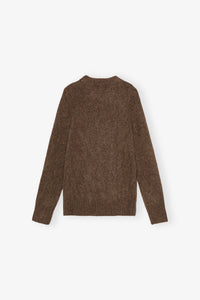 Wool round-neck jumper - Rain Drum