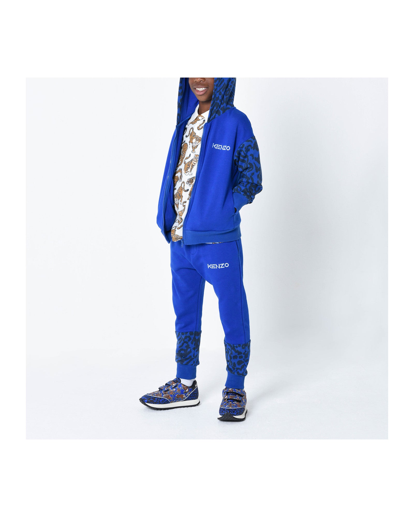 Pantalon à taille élastiquée - Wave Blue