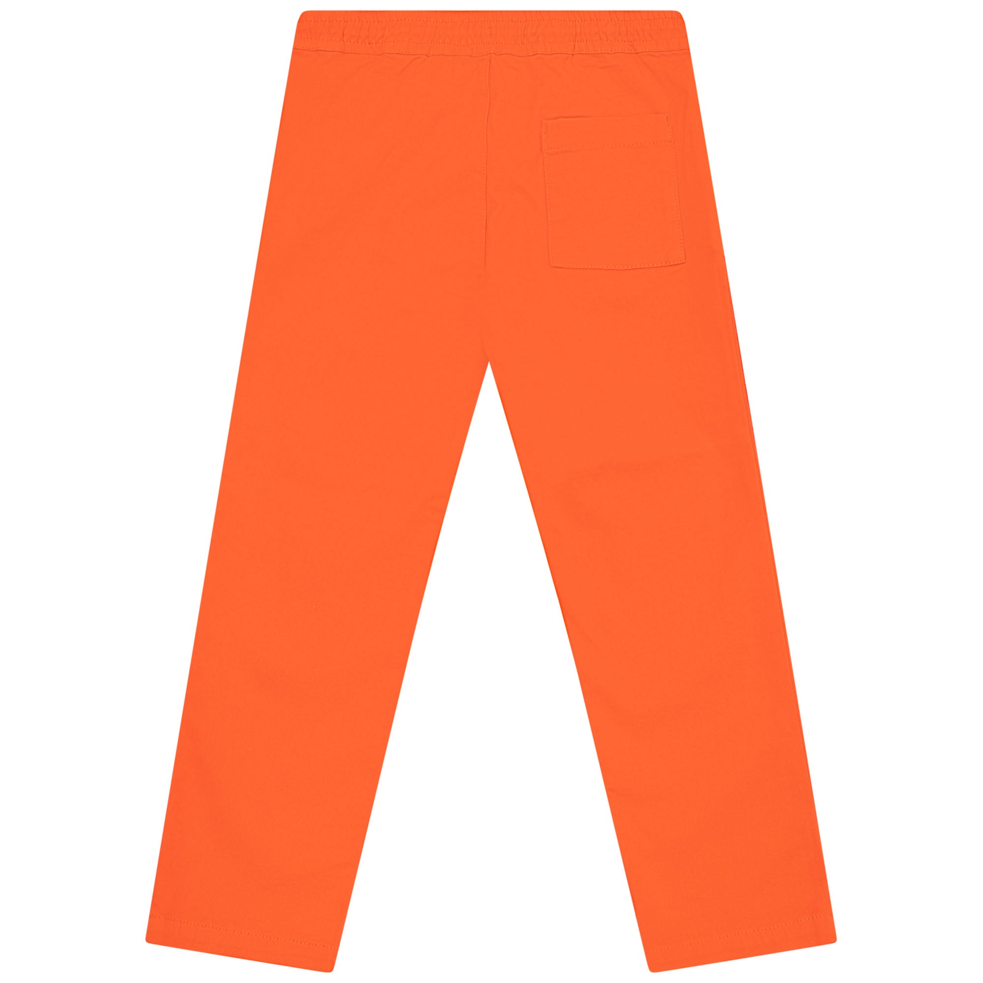 Pantalon en sergé coton bandes tricotées - Chile red