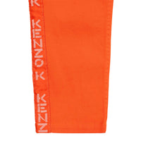 Pantalon en sergé coton bandes tricotées - Chile red