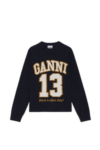 Pull avec motif graphique en laine - Sky Captain