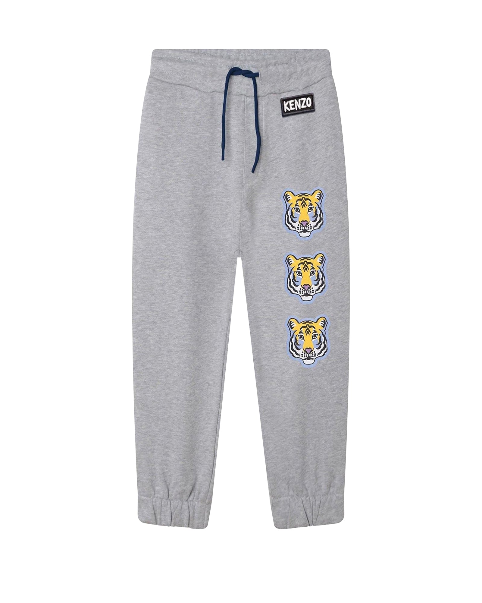 Mottled fleece sweatpants - Mottled grey