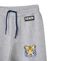 Mottled fleece sweatpants - Mottled grey