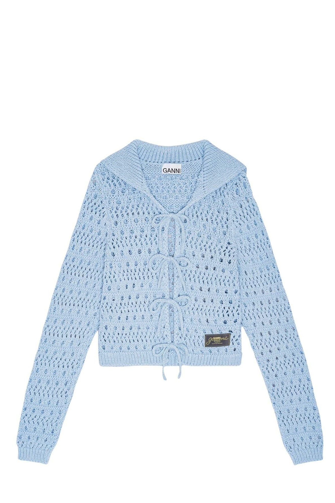 Cardigan avec lacets à nouer - Soft Chambray