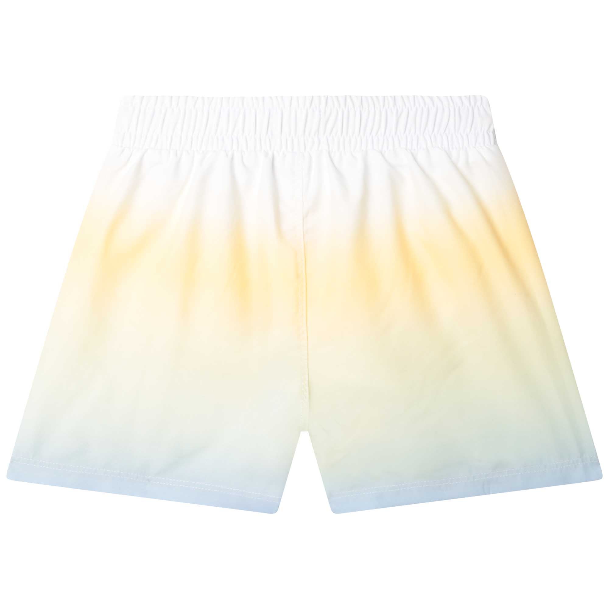 Short de bain imprimé intégral - Bleu glacier