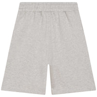 Lightweight mottled fleece shorts - Ecru Chiné