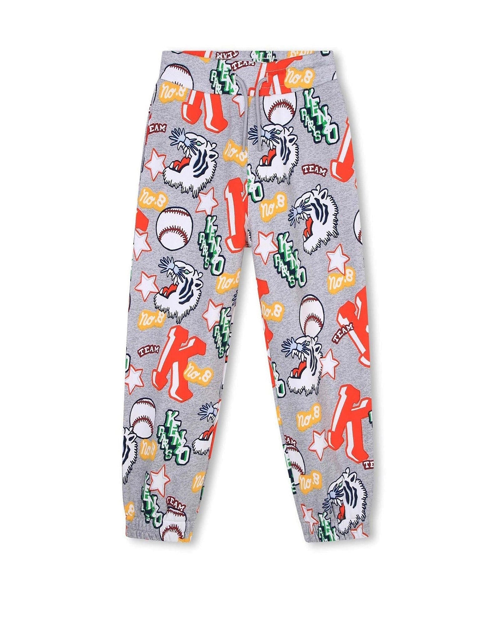 Cotton jogging trousers - Light grey