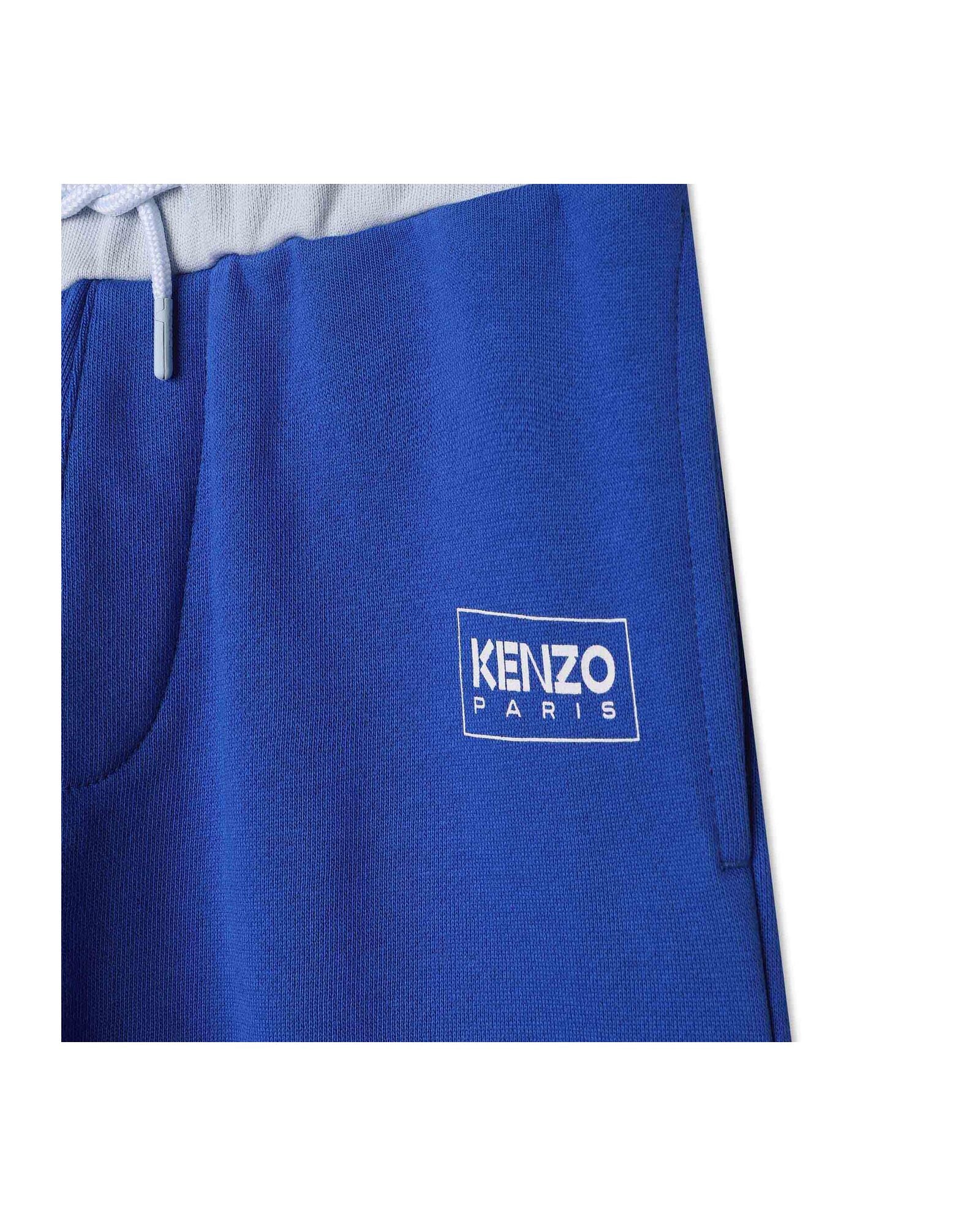 Cotton sweatpants - Wave Blue