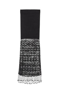 Jupe en crochet brillant - Black