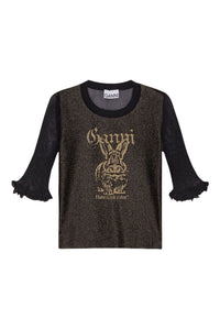 Top en jacquard - Black